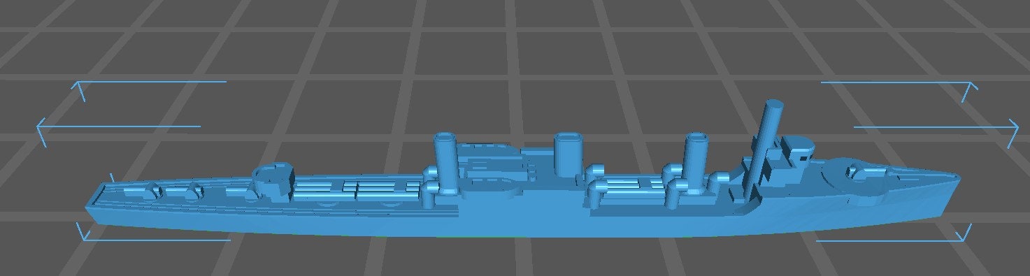 Valerian Kuibyshev - Soviet Navy - Wargaming - Axis & Allies - Naval Miniature - Warships - C.O.B.