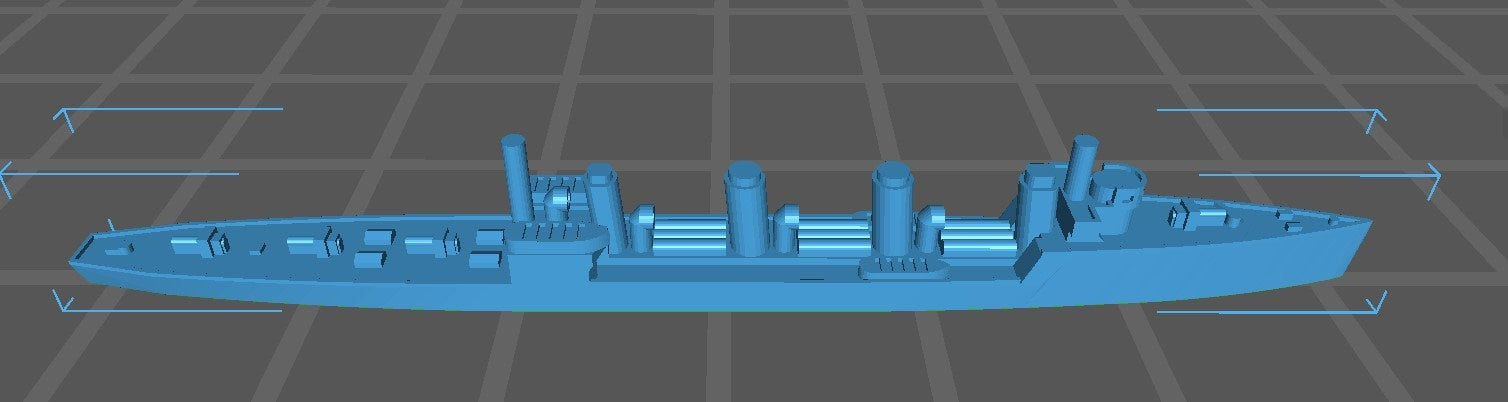 Yakov Sverdlov - Soviet Navy - Wargaming - Axis & Allies - Naval Miniature - Warships - C.O.B.