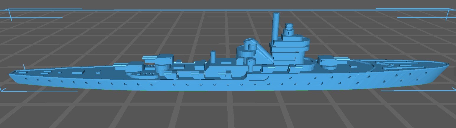 Etna - Italian Navy - Wargaming - Axis & Allies - Naval Miniature - Tabletop Games - Warships - C.O.B.