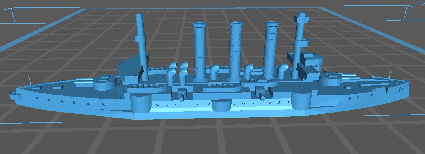 Idzumo - IJN - Wargaming - Axis & Allies - Naval Miniature - Tabletop Games - Warships - C.O.B.