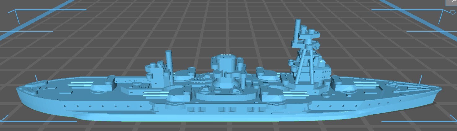 Settsu WWII - IJN - Wargaming - Axis & Allies - Naval Miniature - Tabletop Games - Warships - C.O.B.