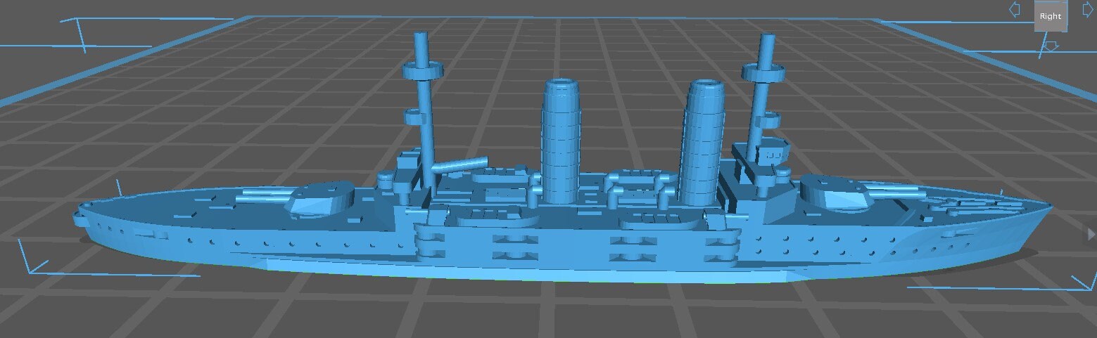 Tsukuba - IJN - Wargaming - Axis & Allies - Naval Miniature - Tabletop Games - Warships - C.O.B.