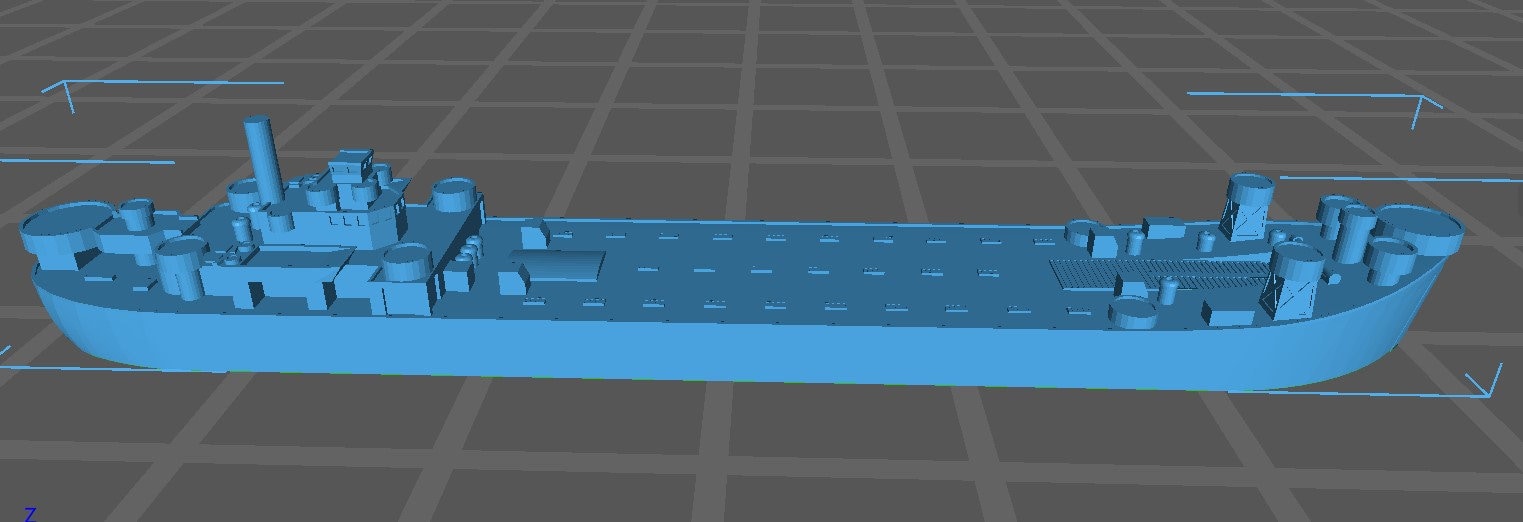 LST 325 - United States Navy - USN - Wargaming - Axis & Allies - Naval Miniature - Tabletop Games - Warships - C.O.B.