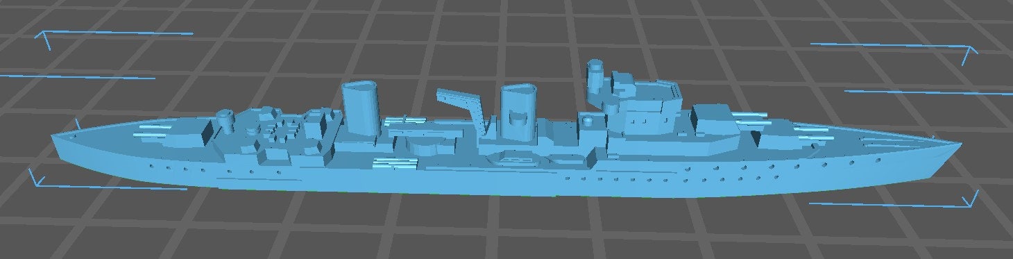 HMS Penelope - Royal Navy - Wargaming - Axis and Allies - Naval Miniature - Tabletop Games - Warships - C.O.B.