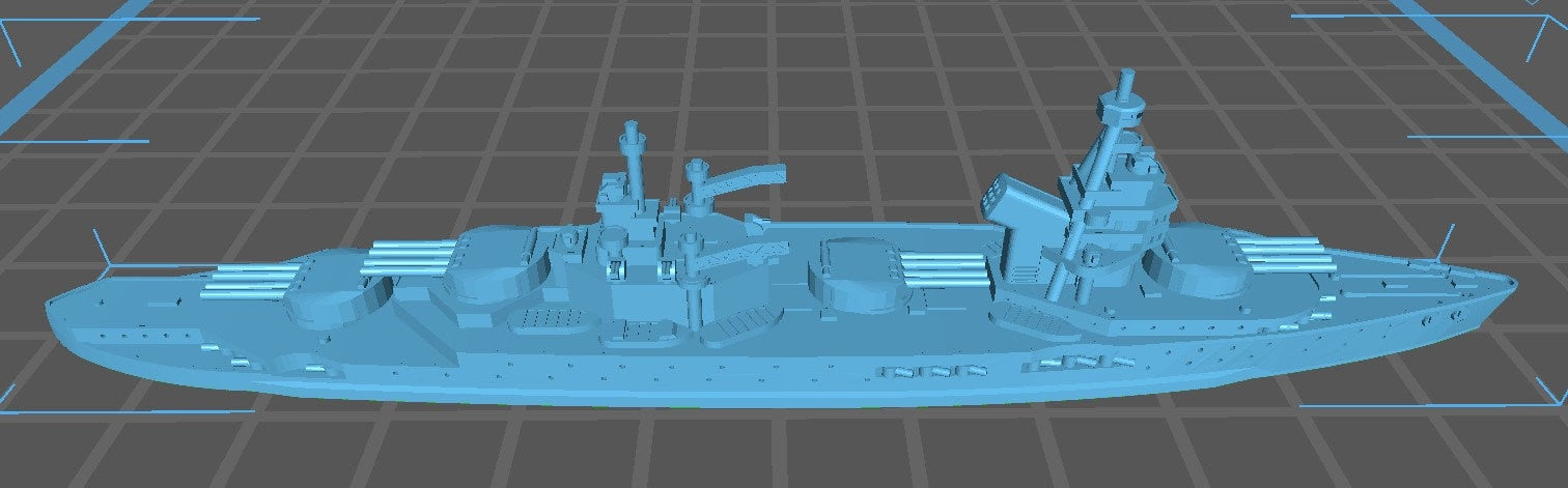 Lyon (WWII) - French Navy - Wargaming - Axis & Allies - Naval Miniature - Tabletop Games - Warships - C.O.B.