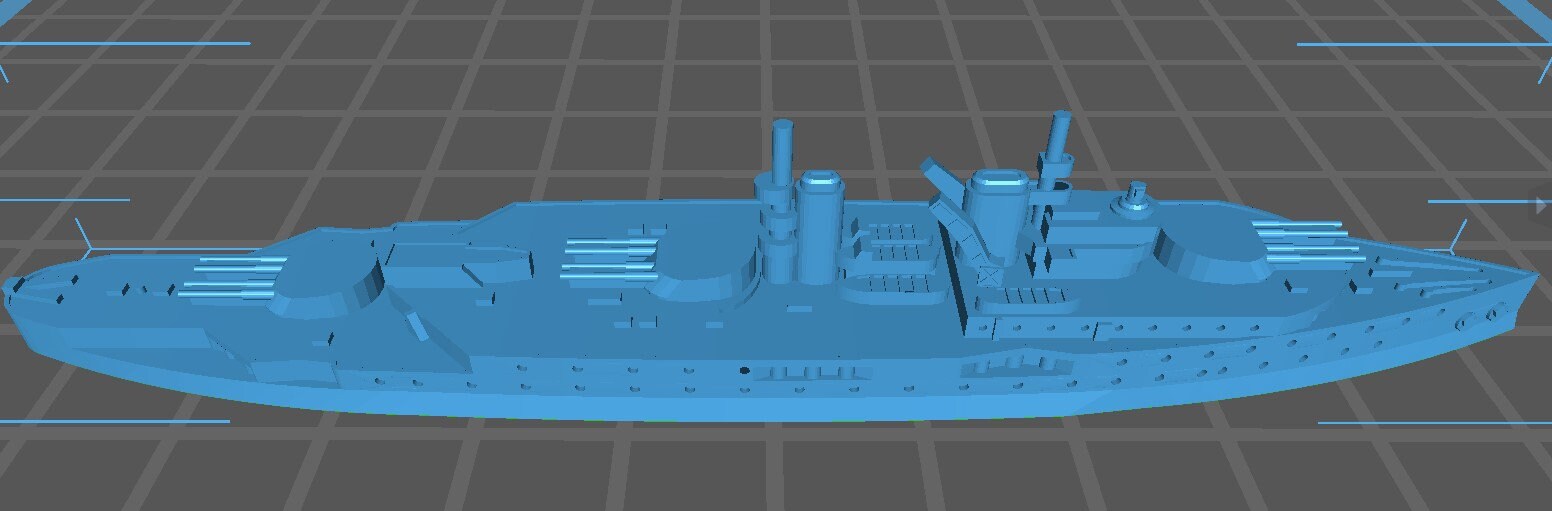 Normandie - French Navy - Wargaming - Axis & Allies - Naval Miniature - Tabletop Games - Warships - C.O.B.