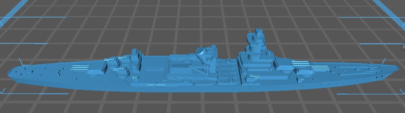 Saint Louis - French Navy - Wargaming - Axis & Allies - Naval Miniature - Tabletop Games - Warships - C.O.B.