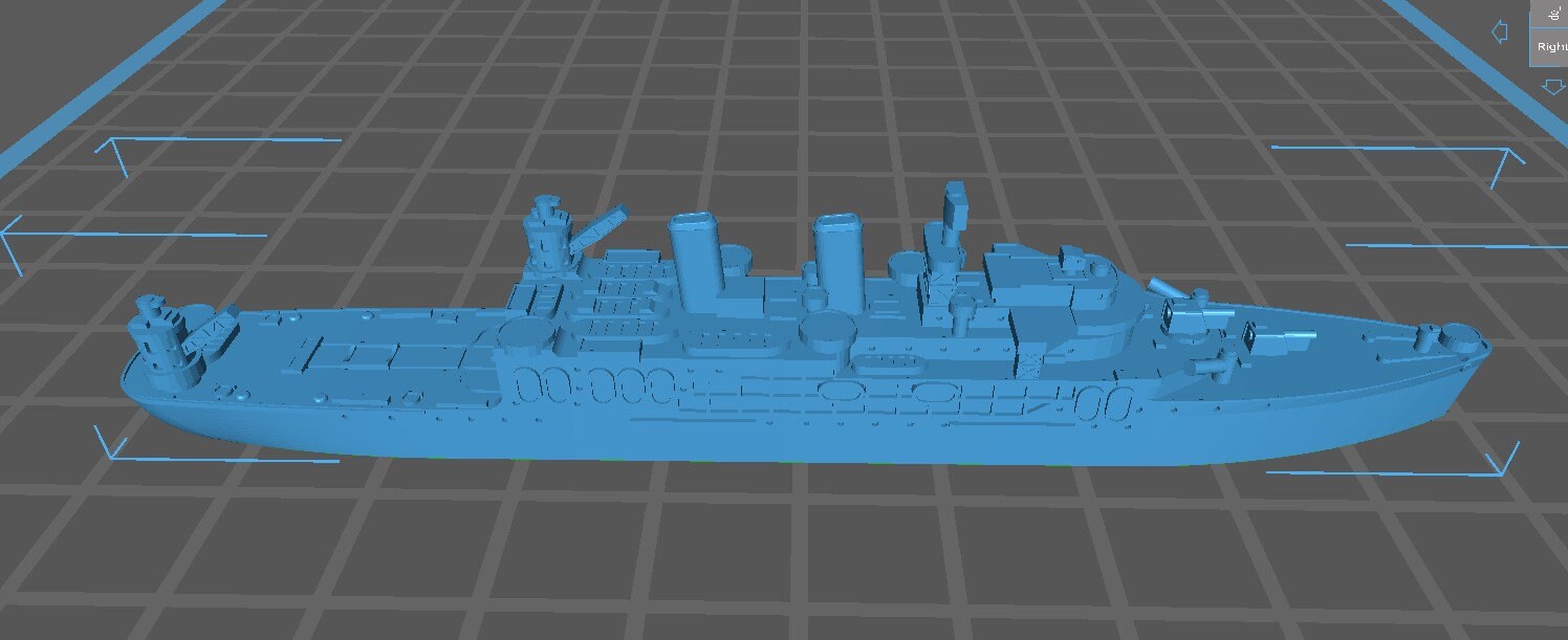 USS Curtis - United States Navy - USN - Wargaming - Axis & Allies - Naval Miniature - Tabletop Games - Warships - C.O.B.