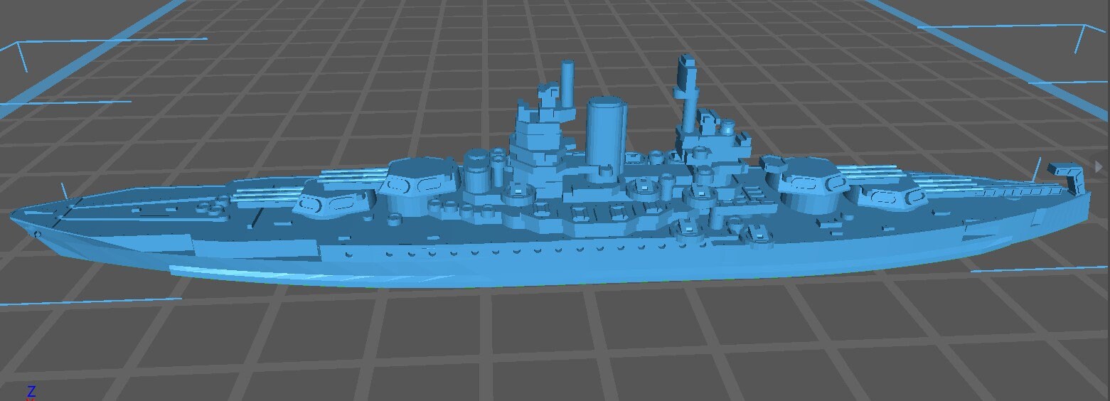 USS New Mexico - USN - Wargaming - Axis & Allies - Naval Miniature - Tabletop Games - Warships - C.O.B.