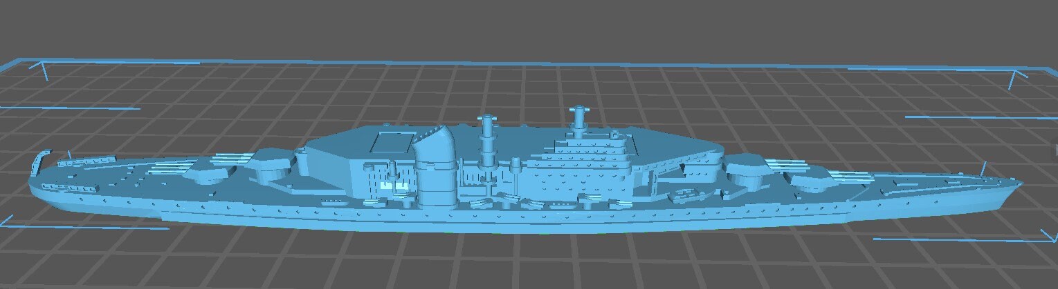 Gibbs and Cox Hybrid Design - Soviet Navy - Wargaming - Axis & Allies - Naval Miniature - Warships - C.O.B.