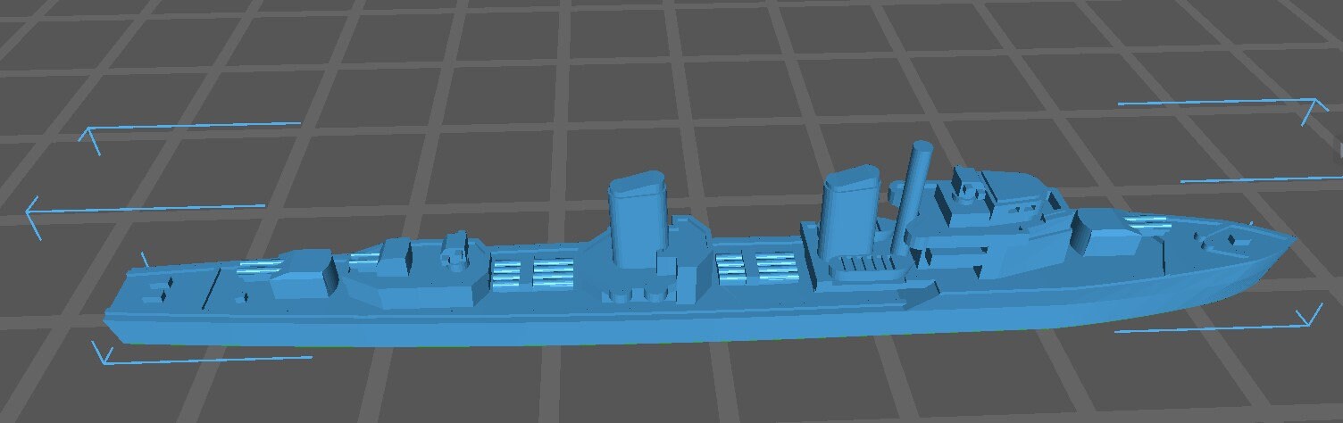 Ognevoy Project 30 - Soviet Navy - Wargaming - Axis & Allies - Naval Miniature - Warships - C.O.B.