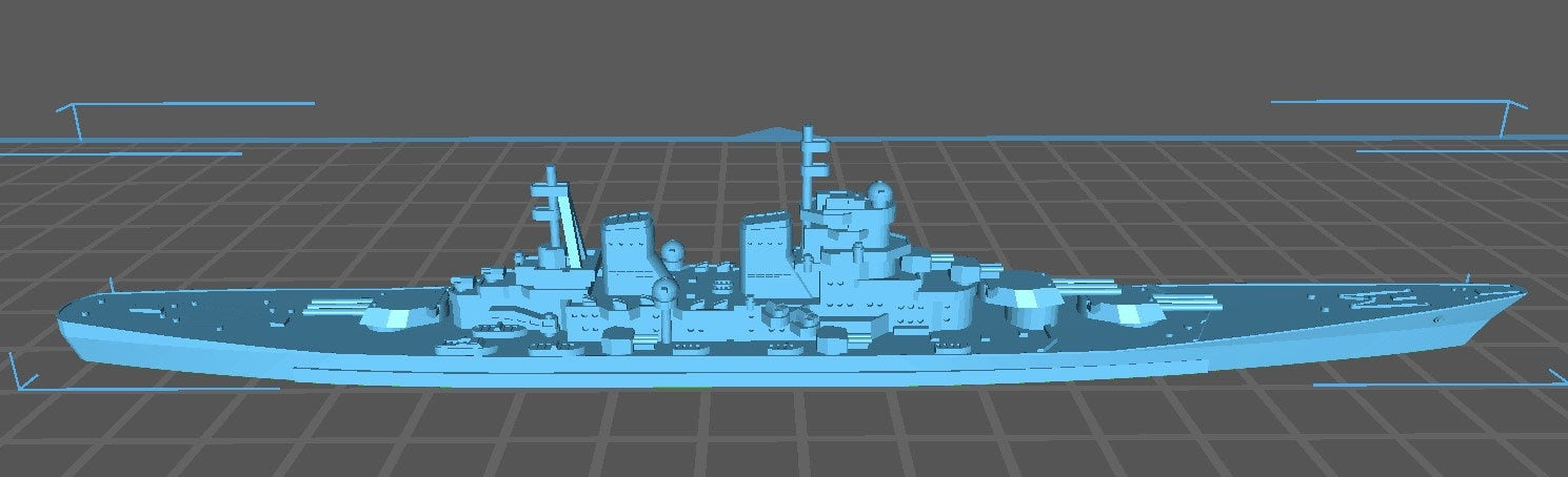 Stalingrad Project 82 - Soviet Navy - Wargaming - Axis & Allies - Naval Miniature - Warships - C.O.B.