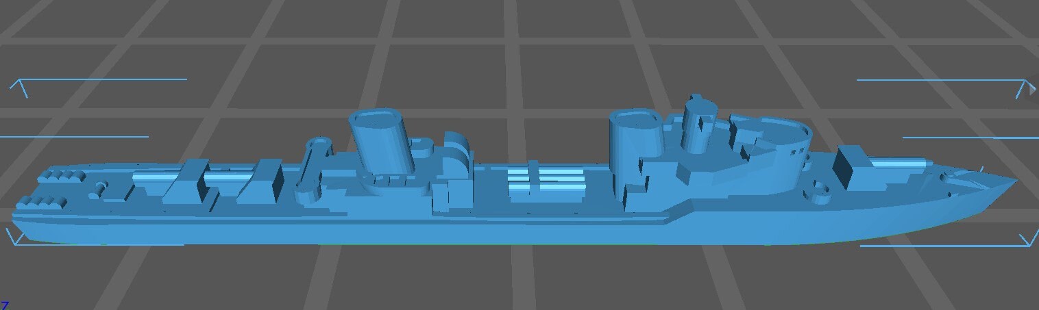 Yastreb - Soviet Navy - Wargaming - Axis & Allies - Naval Miniature - Warships - C.O.B.