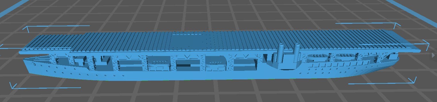 USS Langley CV1 - United States - USN - Wargaming - Axis & Allies - Naval Miniature - Tabletop Games - Warships - C.O.B.