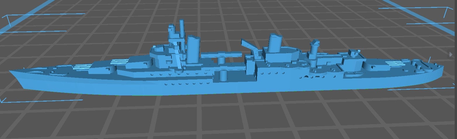 USS Portland - United States Navy - USN - Wargaming - Axis & Allies - Naval Miniature - Tabletop Games - Warships - C.O.B.