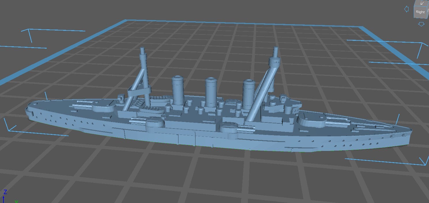 Georgios Averoff - Greek Navy - Wargaming - Axis & Allies - Naval Miniature - Games - Warships - C.O.B.