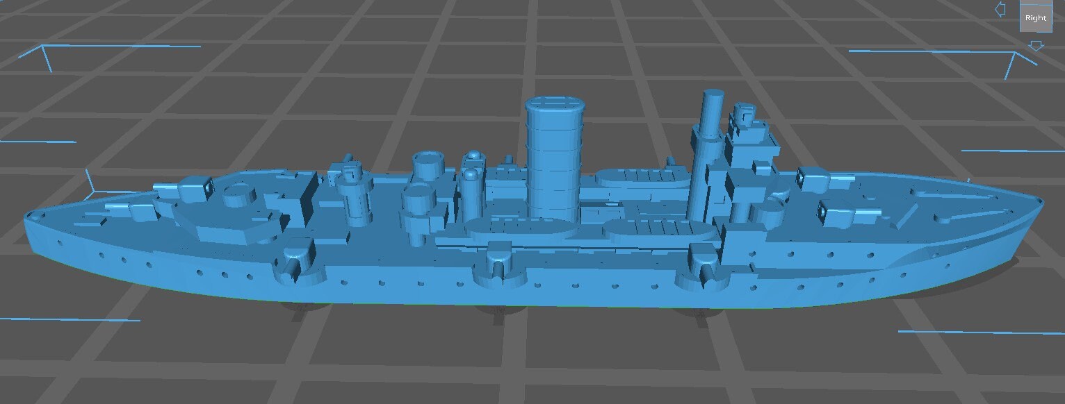 HDMS Niels Juel - Denmark - Wargaming - Axis & Allies - Naval Miniature - Games - Warships - C.O.B.