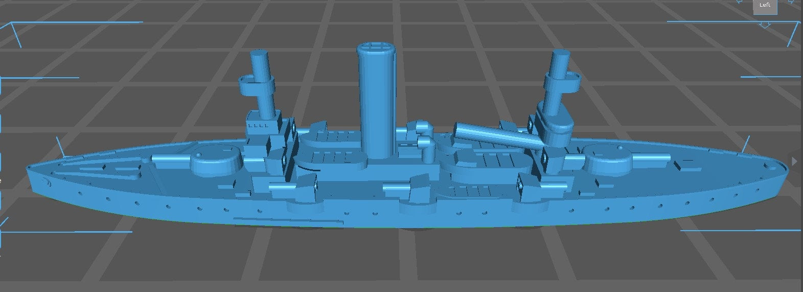 HNoMS Harald Haarfagre - Norway - Wargaming - Axis & Allies - Naval Miniature - Games - Warships - C.O.B.