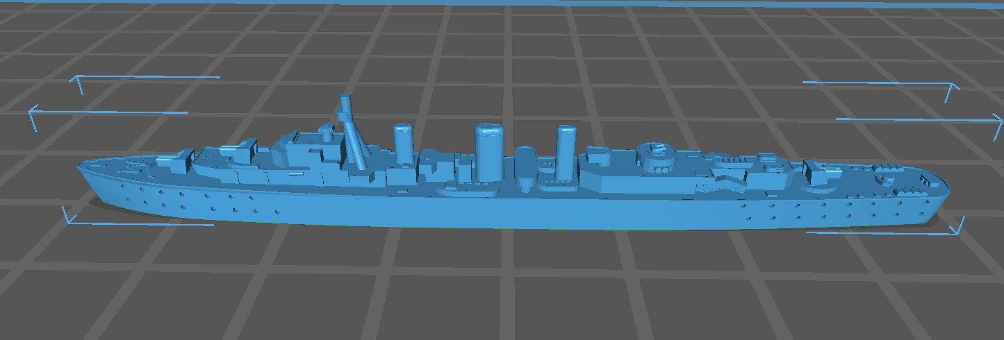 HMS Manxman - Royal Navy - Wargaming - Axis & Allies - Naval Miniature - Games - Warships - C.O.B.