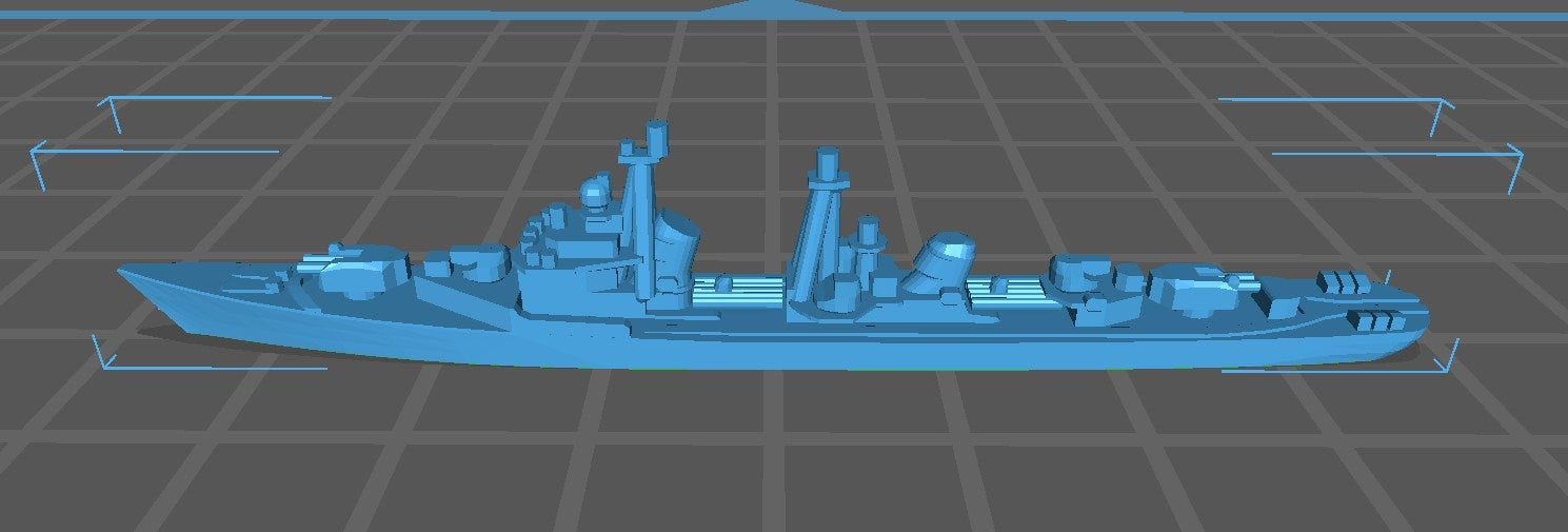 Destroyer - Kotlin class - Russian Navy - Wargaming - Axis and Allies - Naval Miniature - Warships