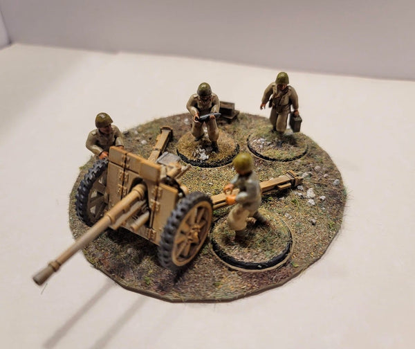 Italian 75-32 Modello 37 Gun - Resin 28mm Miniatures - Bolt Action