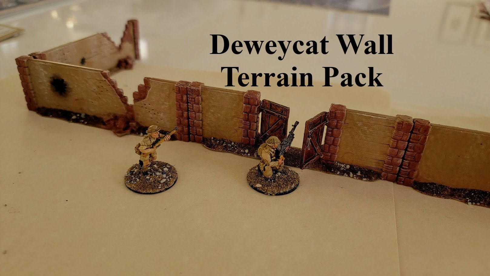 Wall System - War Games And Dioramas -  28 mm - Bolt Action