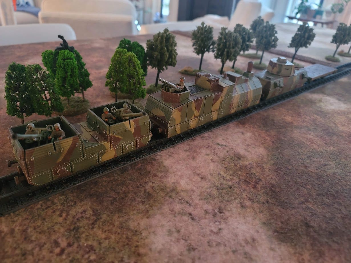 Soviet OB-3 Train Package - Resin 28mm Miniatures -  Deweycat