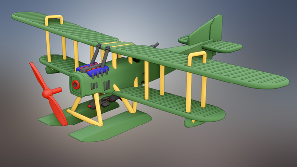 RNAS Fairey Campania - WWI Seaplanes - 1/144 Scale - wargame3d