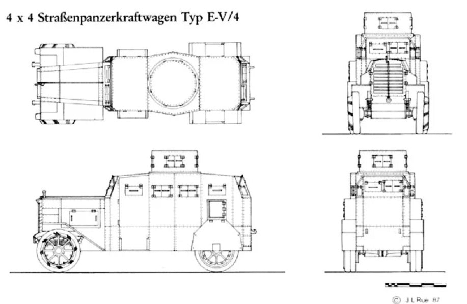Ehrhardt 1915 - WWI - German Army -  wargame3d- 28mm Scale