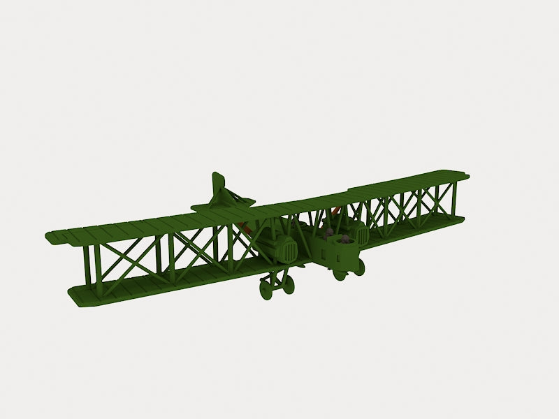 Gotha G.V - WWI Bomber Planes - 1/144 Scale - wargame3d