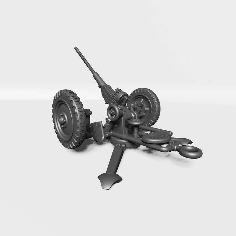 AA gun Bofors 20mm (Lvakan m40) - Other Nations Fighting Vehicles - 28mm Scale -  wargame3d