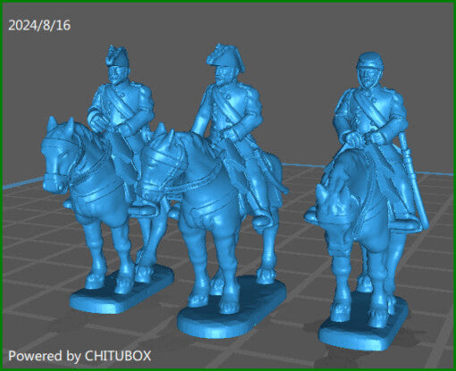 15mm Piedmont Generals - 3 minis