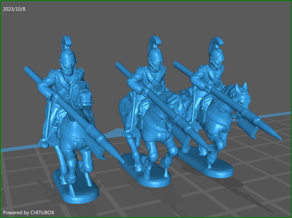 Piedmontese Heavy Cavalry 1848-66 - 9 Minis - 15mm Scale - Historical Wargaming - Resin