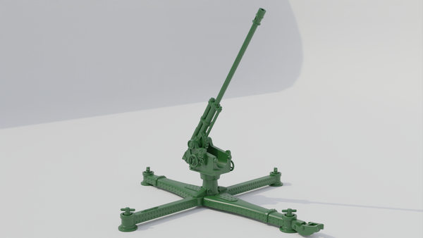 Bofors 80mm 29-38M AA Gun - Hungarian Army - 28mm Scale - Bolt Action - wargame3d