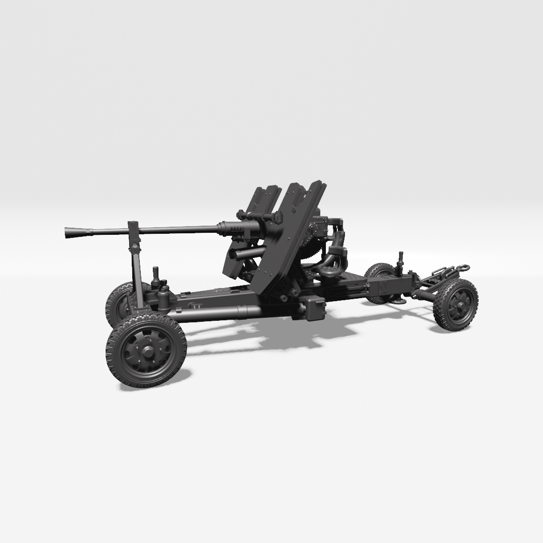Bofors 40mm anti-aircraft gun Wz.36 - Polish Army - 28mm Scale -  wargame3d
