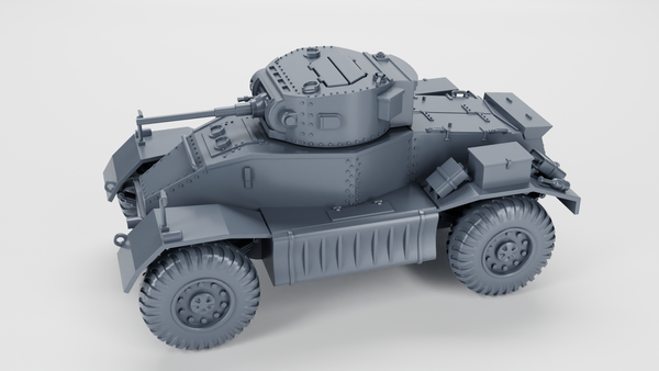 AEC Armoured Car Mk.I - UK Army - 28mm Scale -  wargame3d