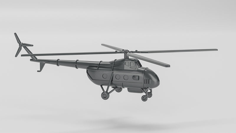 Mil Mi-4 - Cold War Jets and Helicopters - 1/200 Scale - wargame3d