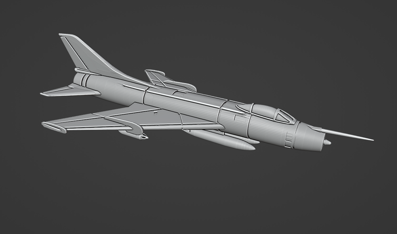 Sukhoi Su-7BKL - Operation Desert Storm - 1/200 Scale - wargame3d