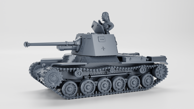 Type 3 Ho-Ni III Self-propelled gun - Japanese  Army - 28mm Scale - Bolt Action - wargame3d