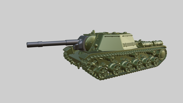 SU-152 Heavy SPG - Russian Army - Bolt Action - wargame3d- 28mm Scale