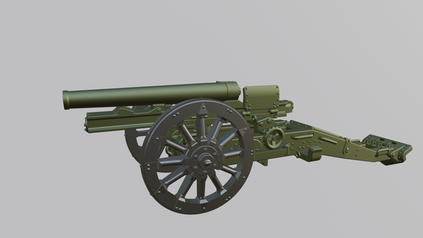 65mm L-17 Mountain Gun - Italian Army - 28mm Scale - Bolt Action - wargame3d