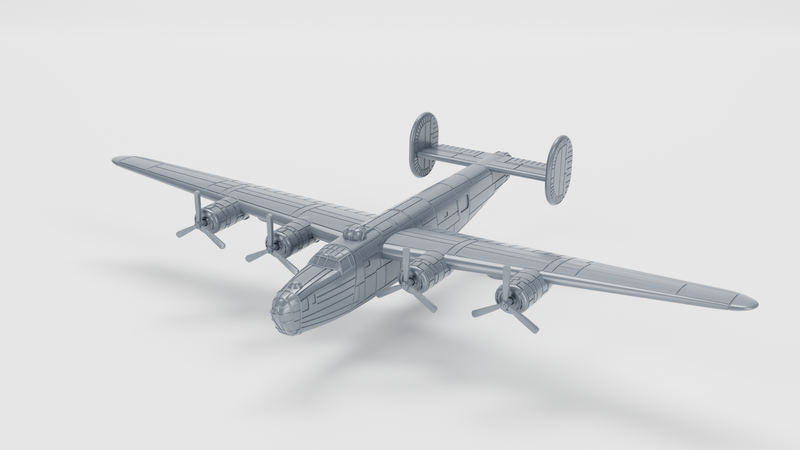 Consolidated B-24D Liberator - Mk I Series 2 - Aircraft of Varsity Operation - 1/200 Scale - wargame3d