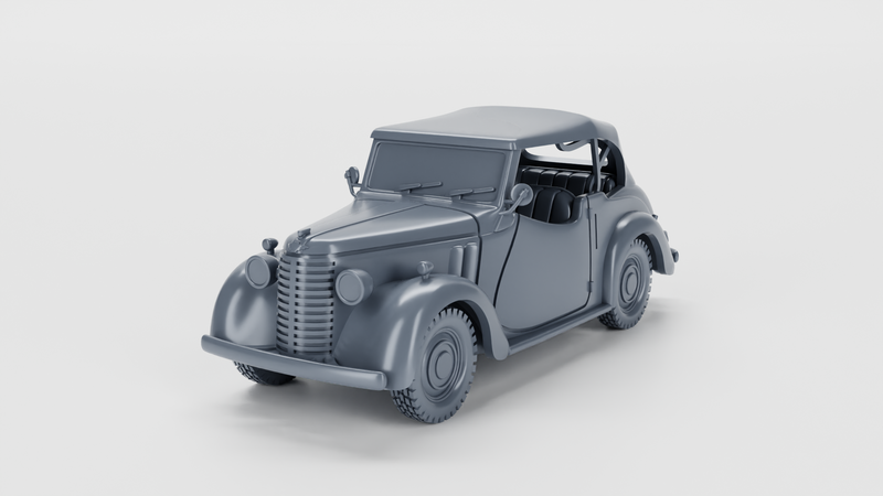 Austin 8AP Military Tourer (UK) - UK Army - 28mm Scale -  wargame3d