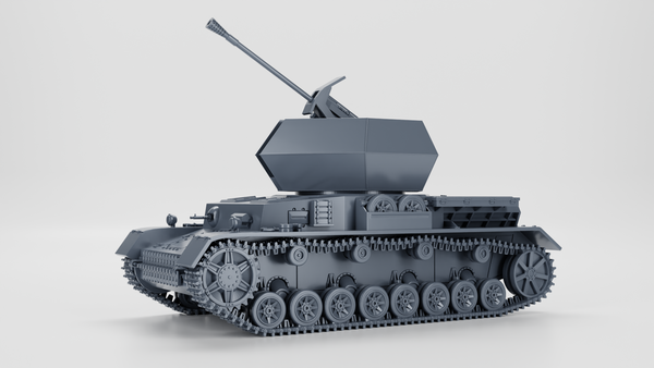 Flakpanzer IV “Ostwind” (3.7cm Flak 43) - WWII - German Army -  wargame3d- 28mm Scale