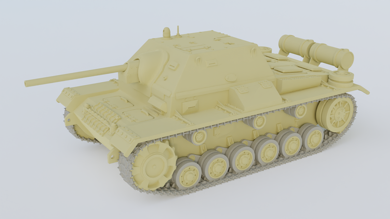 SU-76i Light SPG - Russian Army - Bolt Action - wargame3d- 28mm Scale