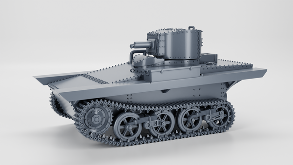 Vickers Carden-Loyd M1931 Light Amphibious Tank - UK - Bolt Action - wargame3d - 28mm Scale