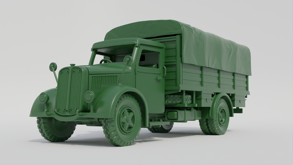 Medium Truck OM Taurus - Italian Army - 28mm Scale - Bolt Action - wargame3d