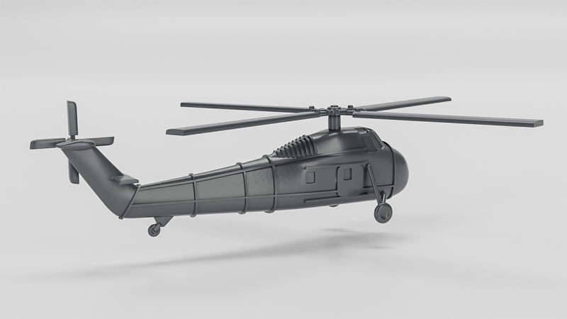 Sikorsky H-34 Choсtaw - Cold War Jets and Helicopters - 1/200 Scale - wargame3d