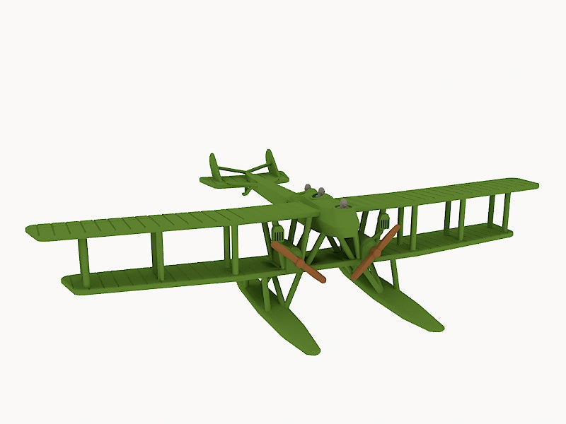 Gotha_G1 (seaplane) - WWI Bomber Planes - 1/144 Scale - wargame3d