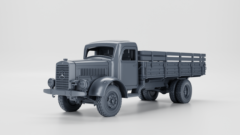 Mercedes-Benz L4500 - WWII - German Army -  wargame3d - 28mm Scale